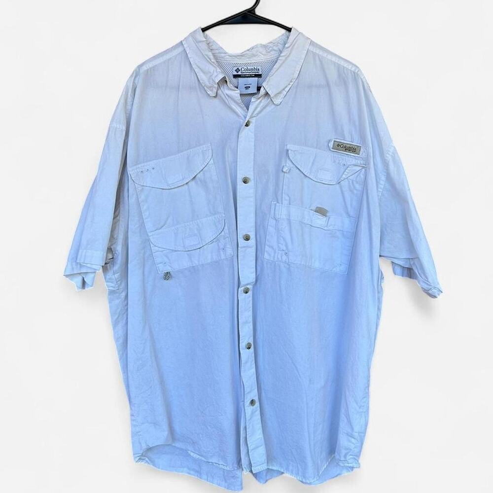 Columbia sportswear short sleeve fishing shirt XXL